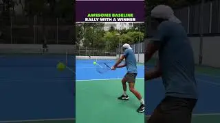 AWESOME BASELINE RALLY AND WINNER 