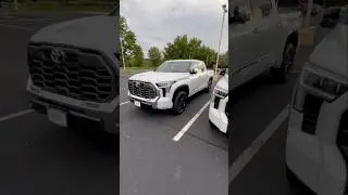 ATTENTION GRABBER: 2024 Toyota Tundra 1794 TRD in WindChill Pearl #shorts