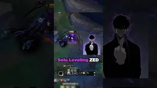 Solo Leveling Zed Skin 🔥 #leagueoflegends #zed #shorts
