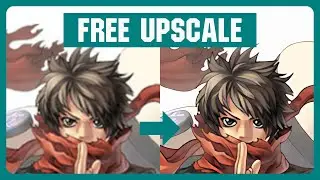 Upscaling an Image in 1 minute using Waifu2x-Extension-GUI