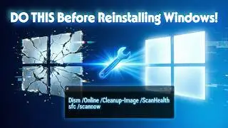 Fix Corrupted Windows System Files (DISM + SFC Full Tutorial)
