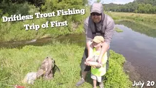 Trout Fishing Driftless Wisconsin in Summer, First Timers Catch Their First Trout Ever!