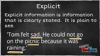 GCSE English:  Reading Terms - Imply Infer Implicit Explicit