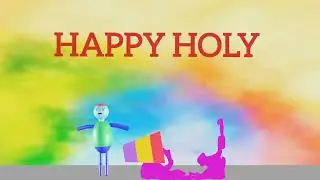 Holi Animation #motiongraphics #3danimation #animation