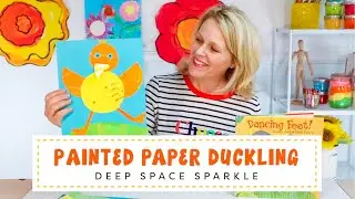 How to Make a Cute Painted Paper Duckling