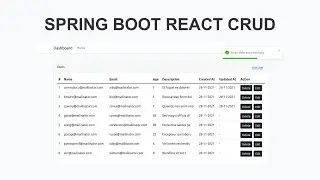 Spring Boot React Crud Tutorial