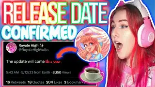 THE NEW SCHOOL'S RELEASE IS *CONFIRMED*!!! 😳 ROBLOX Royale High New School Tea
