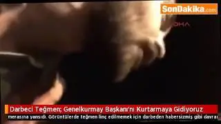Tankın üzerinde ilginç diyalog ! Vatandaş : Darbe oluyor,Teğmen:Oha