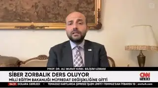 CNN Türk | Prof. Ali Murat Kırık | Teknoloji bağımlılığı ile siber zorbalık konuları yeni müfredatta