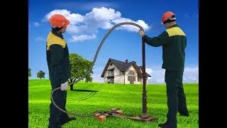 /СКВАЖИНА НА ВОДУ - БУРЕНИЕ  30 МЕТРОВ В ГАРАЖЕ/