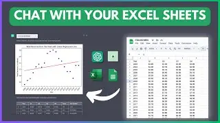 ChatGPT EXCEL plugin integration for data analysis using GSheet plugin
