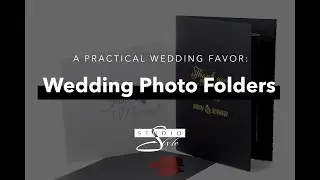 Wedding Photo Folders: A Practical Wedding Favor to Complement Your Photo Booth