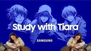Study With Me ASMR 2 hours│TiaraASMR☾ #ad