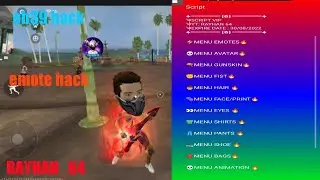 ob39 emote and bundle hack || free fire and free fire max || by @RAYHAN_64 and @tushar_6t9
