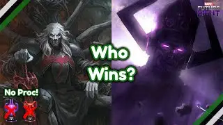 Knull LV60 VS Galactus! With No Damage Proc?! (GBR Solo Testing)  |  Marvel Future Fight