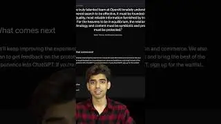 Search GPT by open AI - The Google killer #openai #searchgpt #gpt #openai