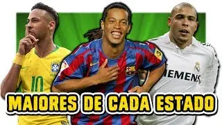 Melhores jogadores NASCIDOS em CADA ESTADO do Brasil