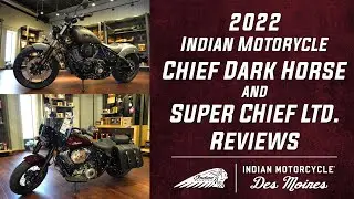 2022 Indian Chief Dark Horse & Indian Super Chief Motorcycle Review