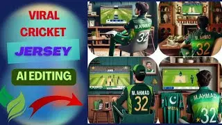 how to make cricket photo editing with ai||viral cricket jersey ai photo