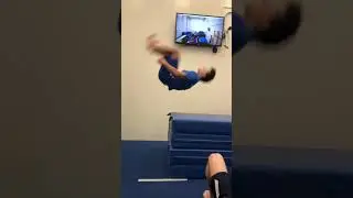 Amazing Backflip onto Platform