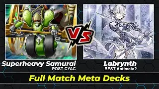 Superheavy Samurai vs Labrynth | High Rated Dueling Book DB Grinder Yugioh Decks 2023