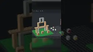Angry Birds in LEGO- Iconic videogame scenes in LEGO