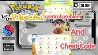 Pokemon Let's Go Pikachu | Cheat code And Control problem | MediaTek Helio G85