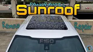 F150 broken guide sunroof rail repair assessment 2015+