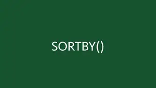SORTBY function in Excel (with 6 examples) | Sorting without a single click | Excel Off The Grid.