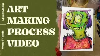 Get Inspired with this Art Timelapse Video - Art process, start to finish Chill vibes