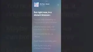 Silly Plan - Revisit (Fan made apple music sing karaoke) [Vertical]