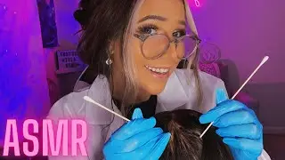 ASMR | Doctor Scalp & Lice Check Exam Roleplay (Glove Sounds, Massage)