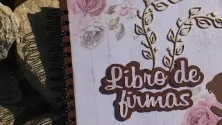 Libro de firmas scrap Comunión