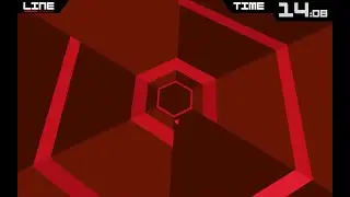 Super Hexagon ... (PC, indie) Gameplay