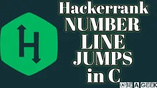 Number line jumps hackerrank solution in c @BE A GEEK | Hindi |