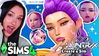 I made HUNTRIX from Kpop Demon Hunters in The Sims 4