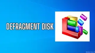 How to do disk defragment on window 2024