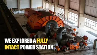 Exploring An Abandoned Lignite-Fired Power Plant With a Beautiful Turbine Hall