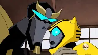 virtually every bumblebee/prowl interaction in season 1 of TFA