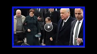 Bahçeli'yle karşılaşmak istemeyen meral akşener, cenaze namazını beklemeden ayrıldı