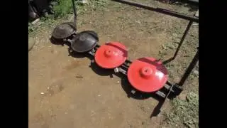 МЕГА роторная косилка слайд видео