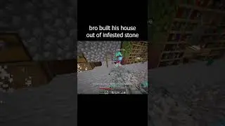 bro built his house out of infested stone