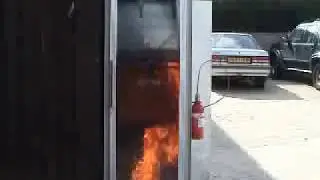 Sistema Fire Trace-prueba en gabinete eléctrico