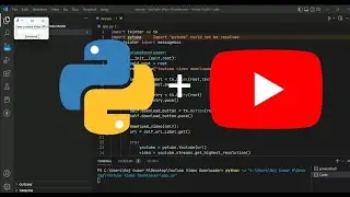 YouTube Video Downloader using Tkinter!