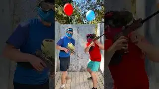 Paintball Balloon Pop Racing is INTENSE!!