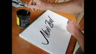 EASY WAY TO PAINT SCRIPT LETTERING | learn to paint letters