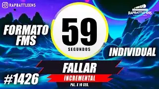🎤 Formato FMS Individual 🔥 Base de Rap Para Improvisar Con Palabras | ENTRENAMIENTO FMS #1426