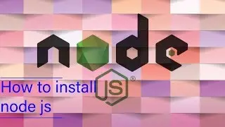 how to install node js in windows