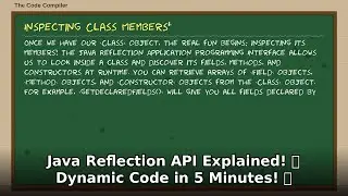 Master Java Reflection API in 5 Mins! ✨ Dynamic Code for Beginners 🚀 (Java Tutorial)