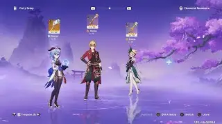 Genshin Impact Combat Demo (𝐖𝐨𝐫𝐥𝐝 𝐋𝐯𝐥 𝟓, 𝐀𝐑 𝟒𝟓): Ganyu + Thoma + Emilie